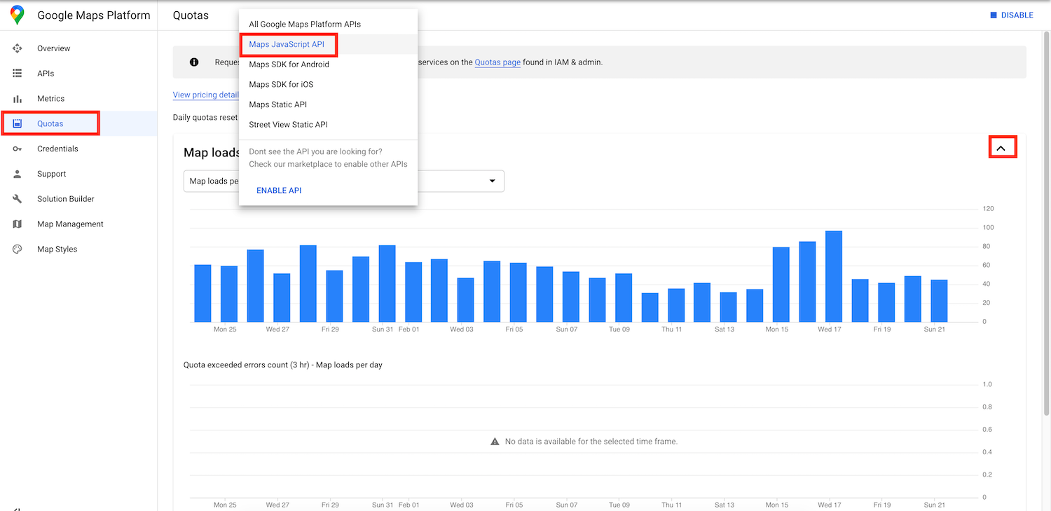 Google Maps API