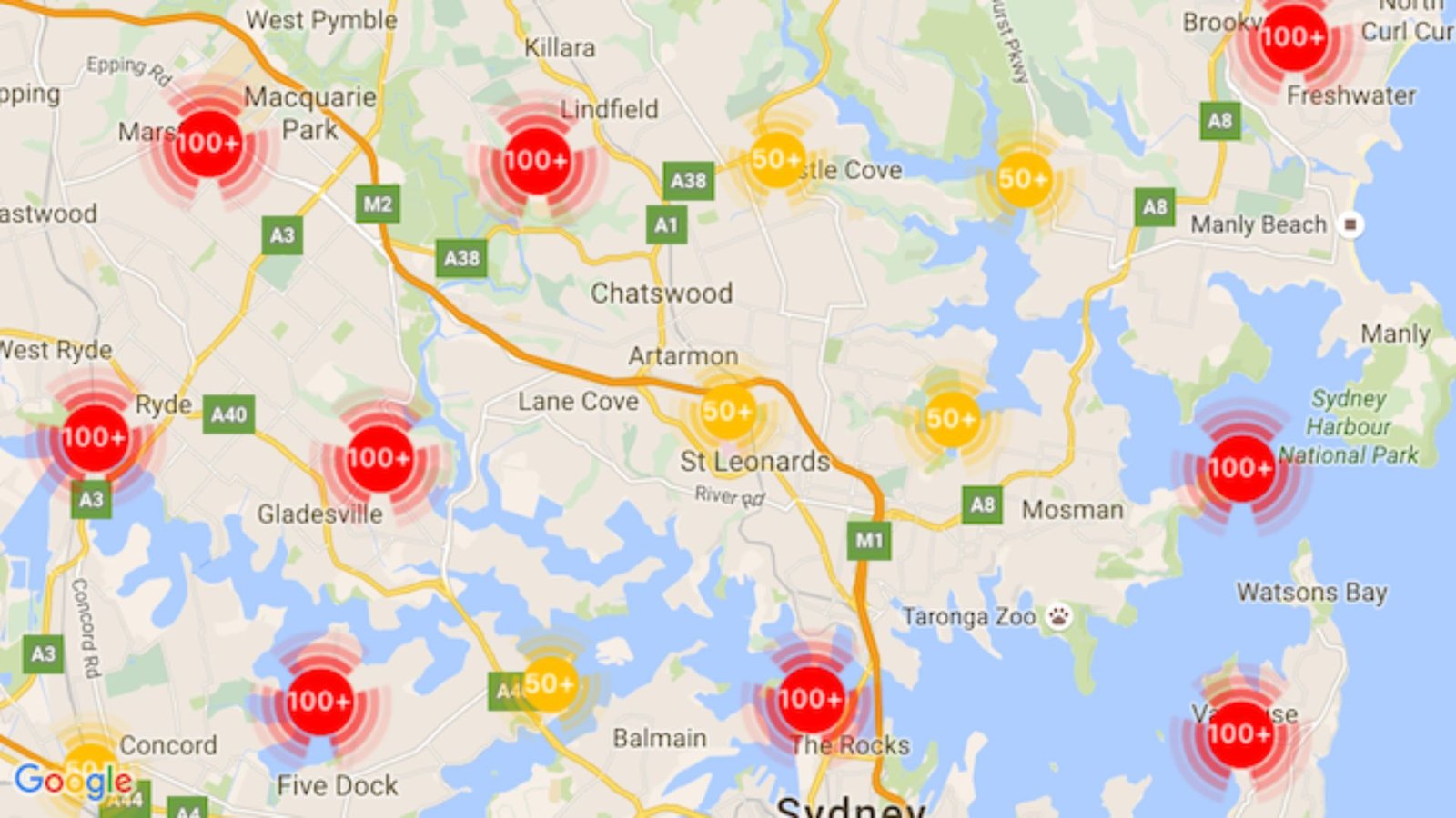 Google Maps Custom Marker Clusters with JavaScript