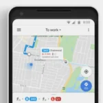 Navigating Public Transportation Routes Using Google Maps