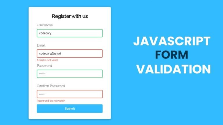 Ways of Validating Forms Using JavaScript